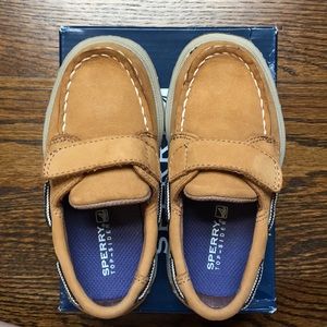 Sherry Intrepid Kids Honey Leather Slider